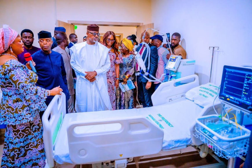 VP Osinbajo Commissions 100-bed Mother and Child Hospital in Ogun State