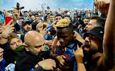 Thirty-three years later: Osimhen Wins Scudetto For Napoli