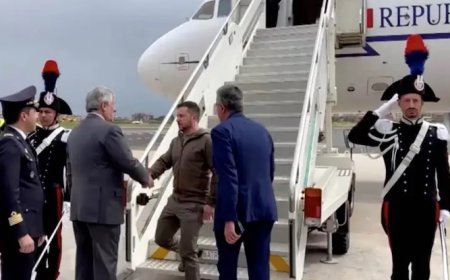 Zelensky Arrives Berlin For Arms, Funds Deal