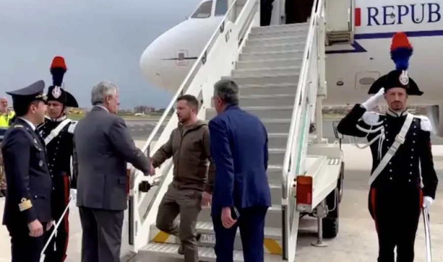 Zelensky Arrives Berlin For Arms, Funds Deal