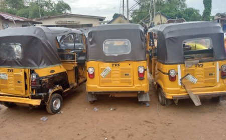 Anambra Police Busts Armed Robbery Gang, Recovers Lethal Weapons, Stolen Tricycles