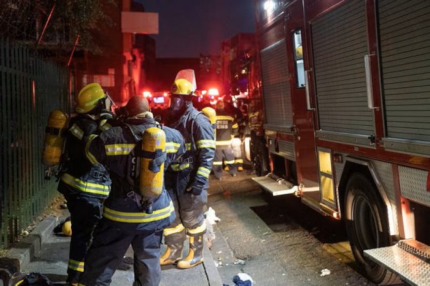 Johannesburg Midnight Blaze Guts Building, Kills 73