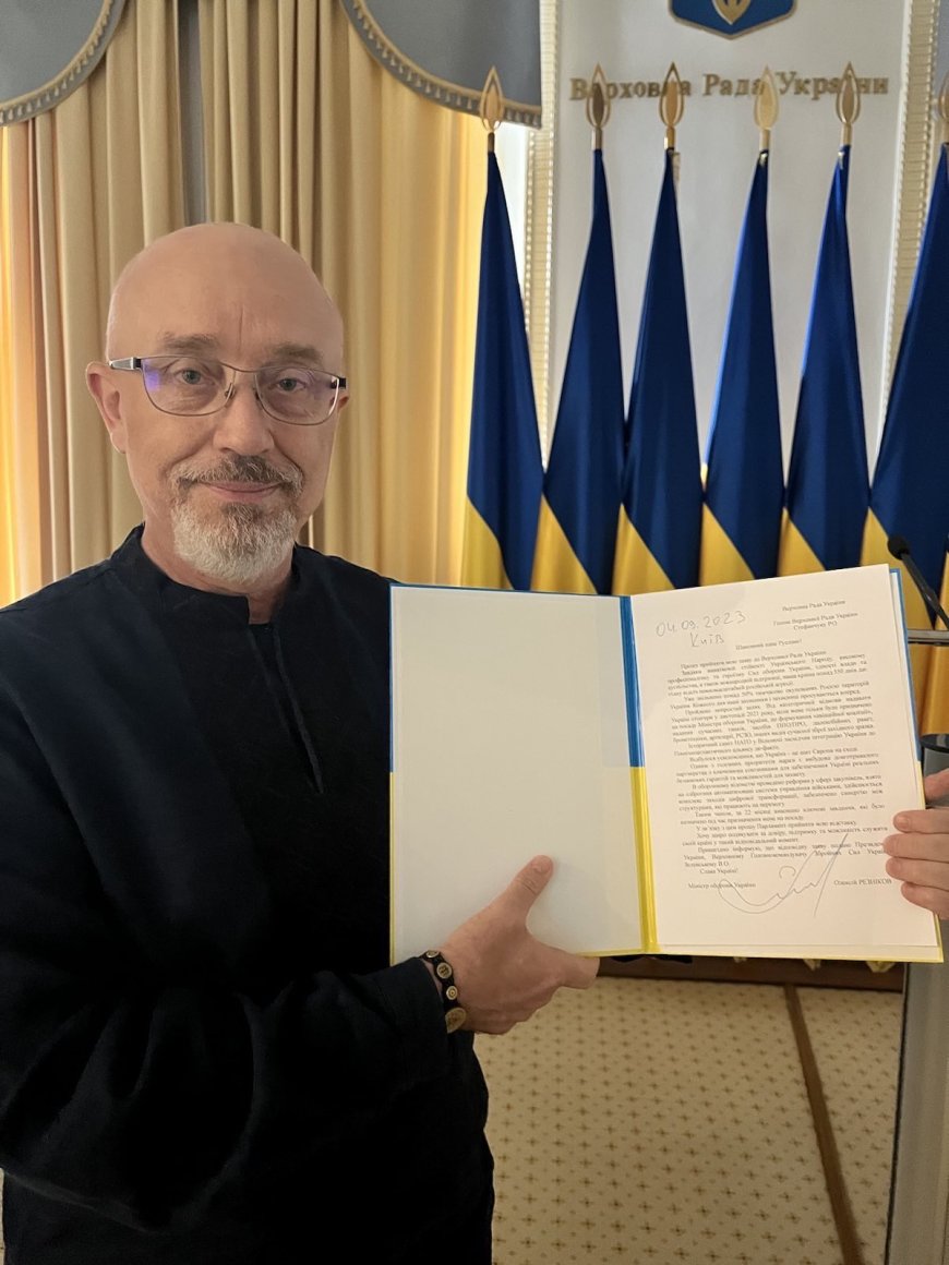 Ukraine's Defence Minister, Reznikov, Resigns