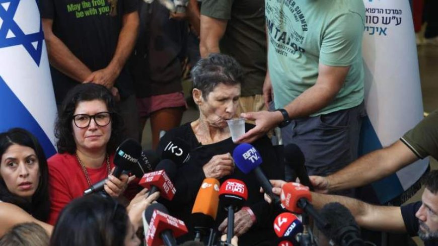 Israeli/Hamas Conflict: Released Hostages Back In Tel Aviv