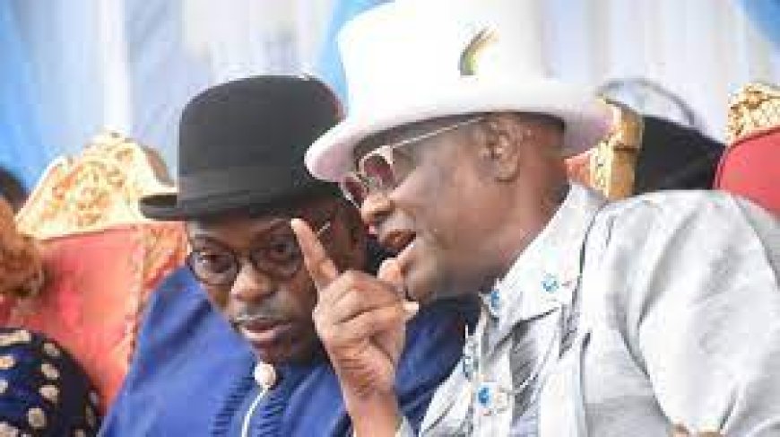 Rivers crisis: Fubara, Wike meet in Aso Rock, exchange pleasantries