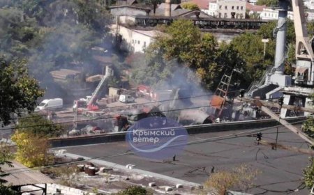 Ukraine Destroys Russian Fleet Ship in Crimean