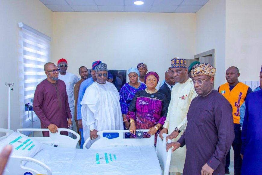 Excitement As Speaker Abass Inaugurates OSSAP-SDGs’ 80-bed Mother & Child Centre In Ikorodu