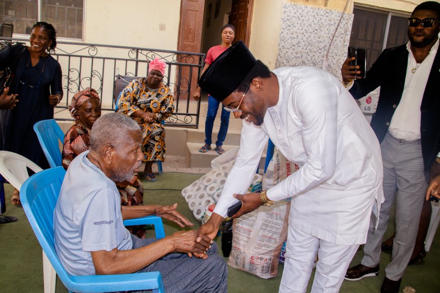 Utomwen: Freshnews Boss Celebrates Birthday With The Aged