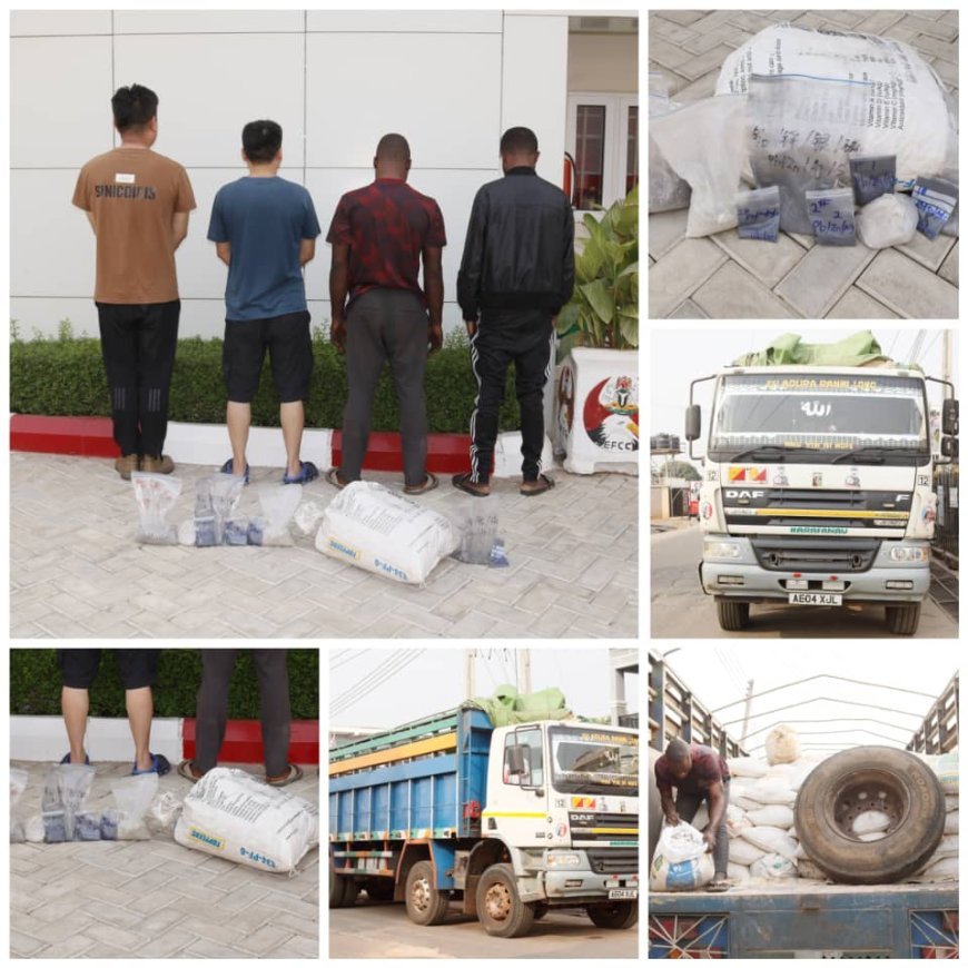 Again, EFCC Arrests Two Chinese For Illegal Mining In Ilorin