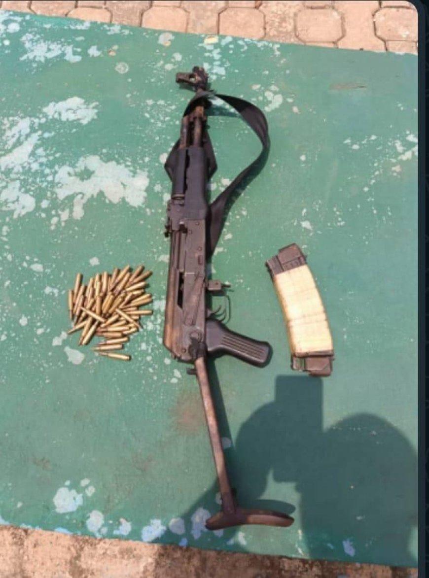 Anambra Police on Trail of Kidnappers, Recover AK-47, Two magazines with 50 Rounds of 6.72mm ammunition