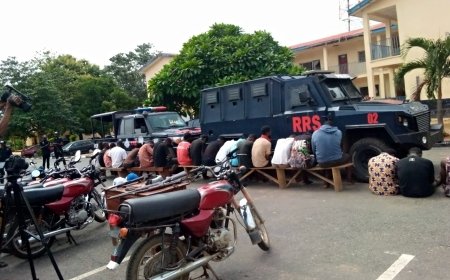 Police arrest 21 suspected armed robbers, cultists in Ekiti