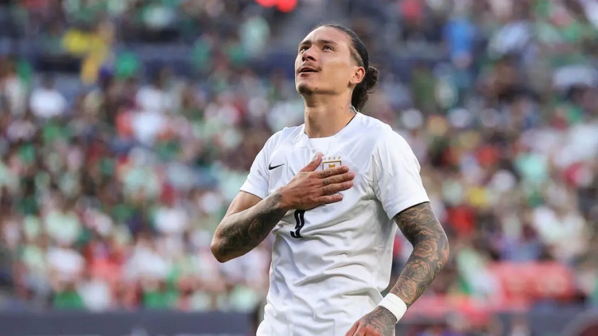Nunez hat-trick as Uruguay thrash Mexico