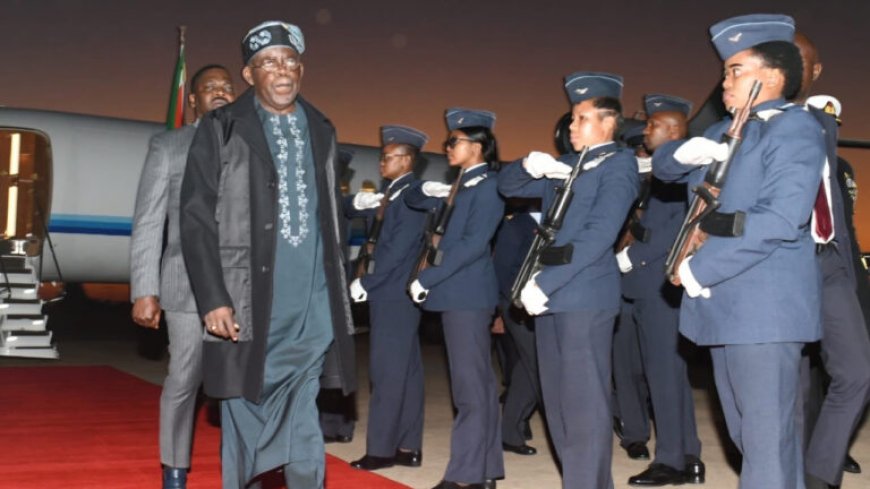 Tinubu arrives S’Africa, Putin congratulates Ramaphosa on re-election