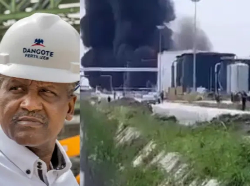 Dangote Refinery In First Fire Outbreak