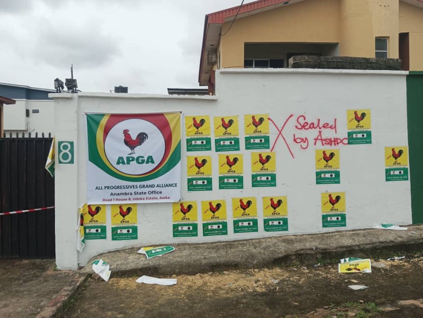 Political War Looms, as Soludo Seals APGA Office