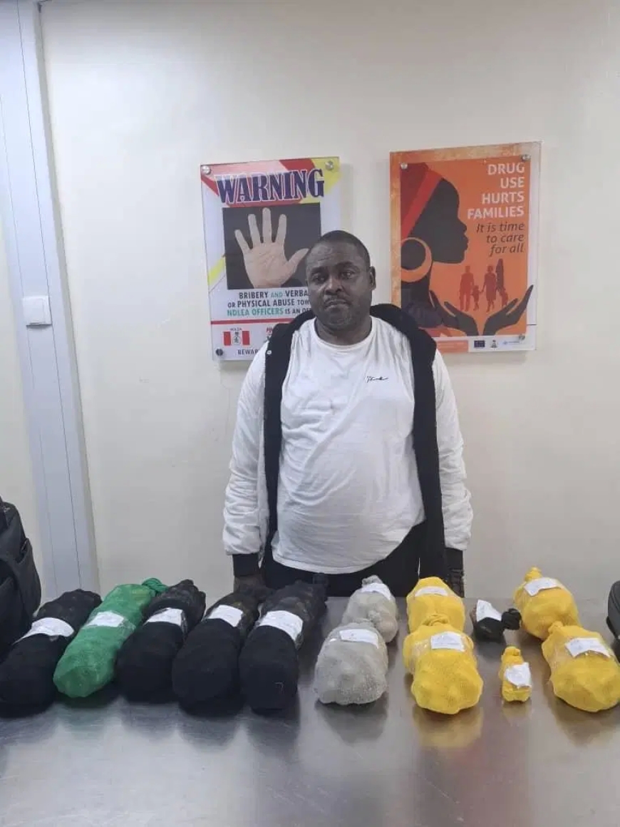 NDLEA apprehends ex-convict with cocaine worth N4.6bn at Lagos airport
