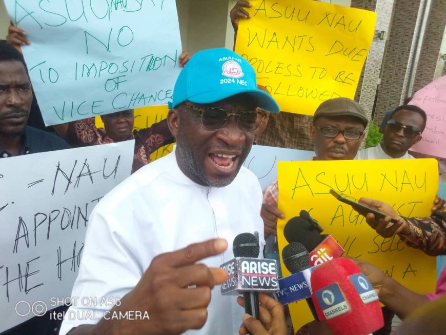 ASUU Protest as Unizik Appoints New VC