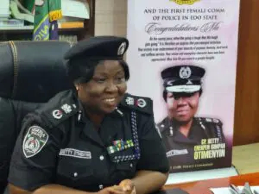 Betty Otimenyin assumes duty as first female police commissioner in Edo