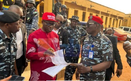 CP Orutugu Takes Governor Soludo On Facility Assessment Tour Of Rapid Response Squad