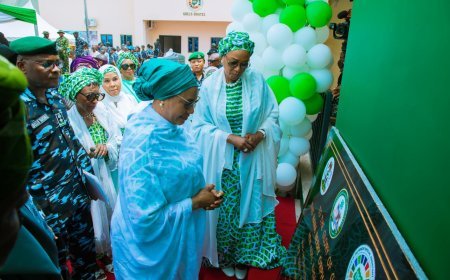 First Lady Inaugurates 236-Bed facility delivered by OSSAP-SDGs In Nasarawa Orphanage Home