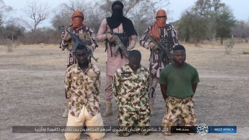 ISWAP Executes 3 Nigerian Soldiers, Releases Video
