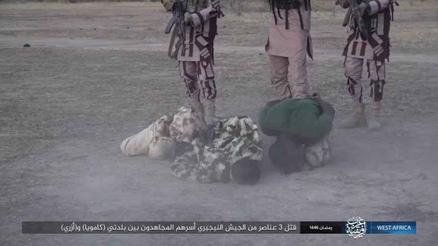 ISWAP Executes 3 Nigerian Soldiers, Releases Video