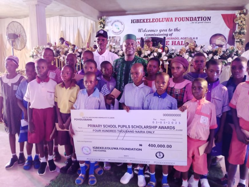Group Donates Ultra-Modern Hall to Community, Empowers Ikere Ekiti Indigenes