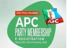 2027: Anambra APC e-registration Kicks Off