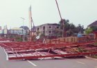 Anambra Govt House Barricade Collapses 6 Months After Commissioning by President Tinubu